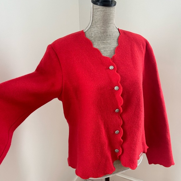 Geiger Collections Wool Cardigan Size 40 - Picture 2 of 12